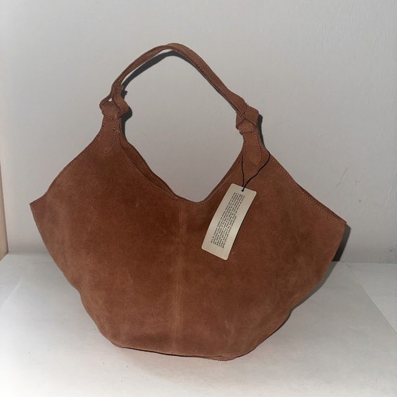 M.I.L.A. Emma Suede Bag in Brown Toffee - Picture 4 of 11
